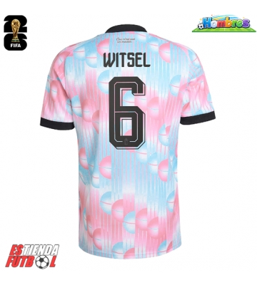 Bélgica Axel Witsel #6 Segunda Equipación Mundial 2026 Manga Corta Bélgica Axel Witsel #6 Segunda Equipación Mundial 2026 Manga Corta